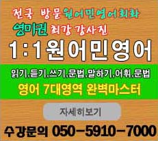 경기과외 1대1원어민영어회화